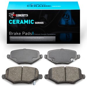 Chrysler Town & Country Brake Pads - Rear - R1 Concepts - Ceramic - `09-`16